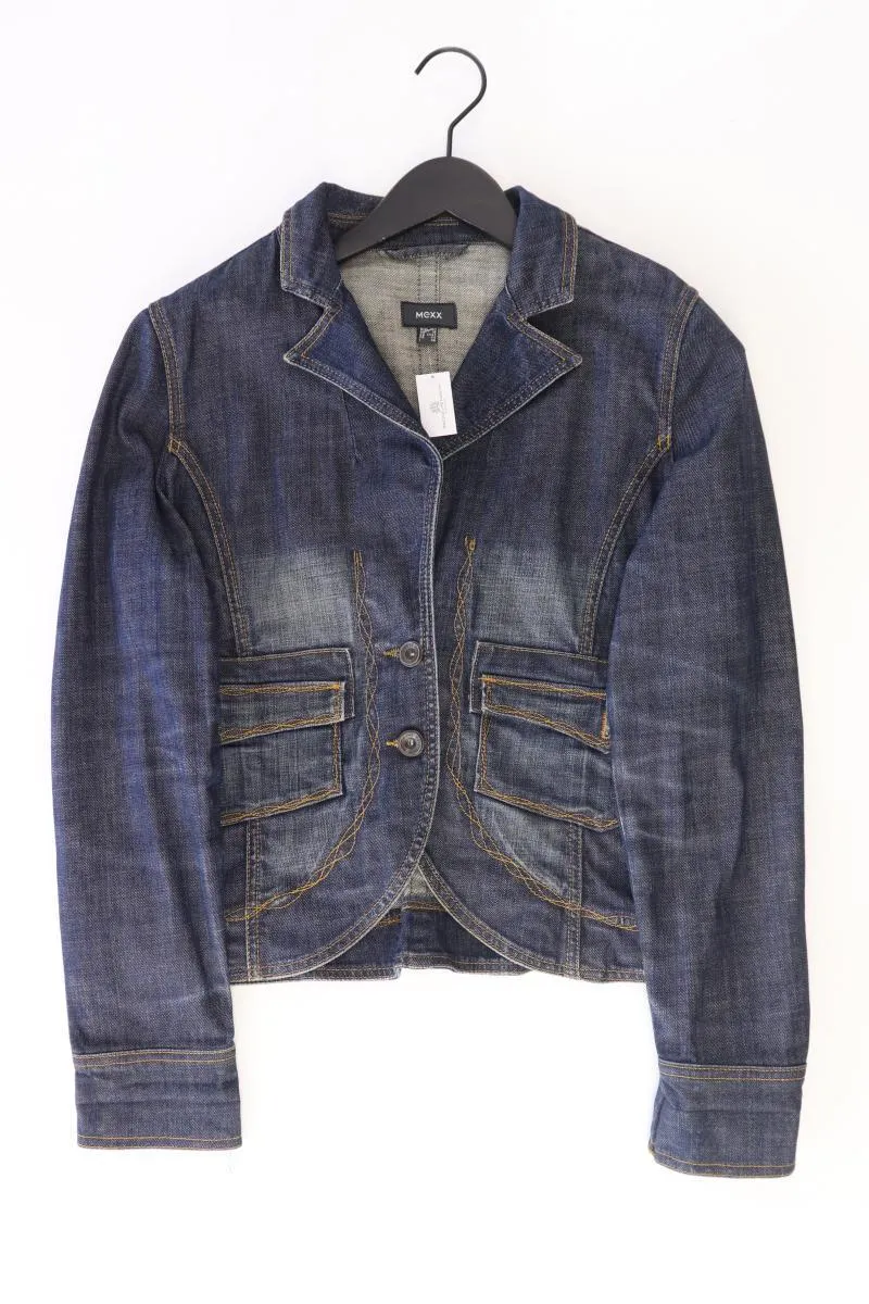Mexx Jeansjacke Gr. 42 Vintage blau aus Baumwolle