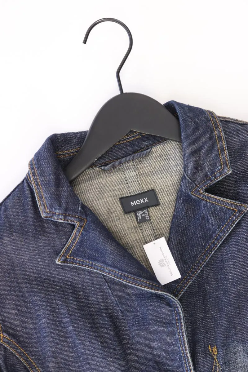 Mexx Jeansjacke Gr. 42 Vintage blau aus Baumwolle
