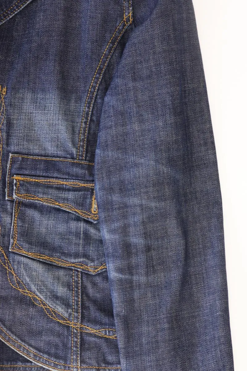 Mexx Jeansjacke Gr. 42 Vintage blau aus Baumwolle