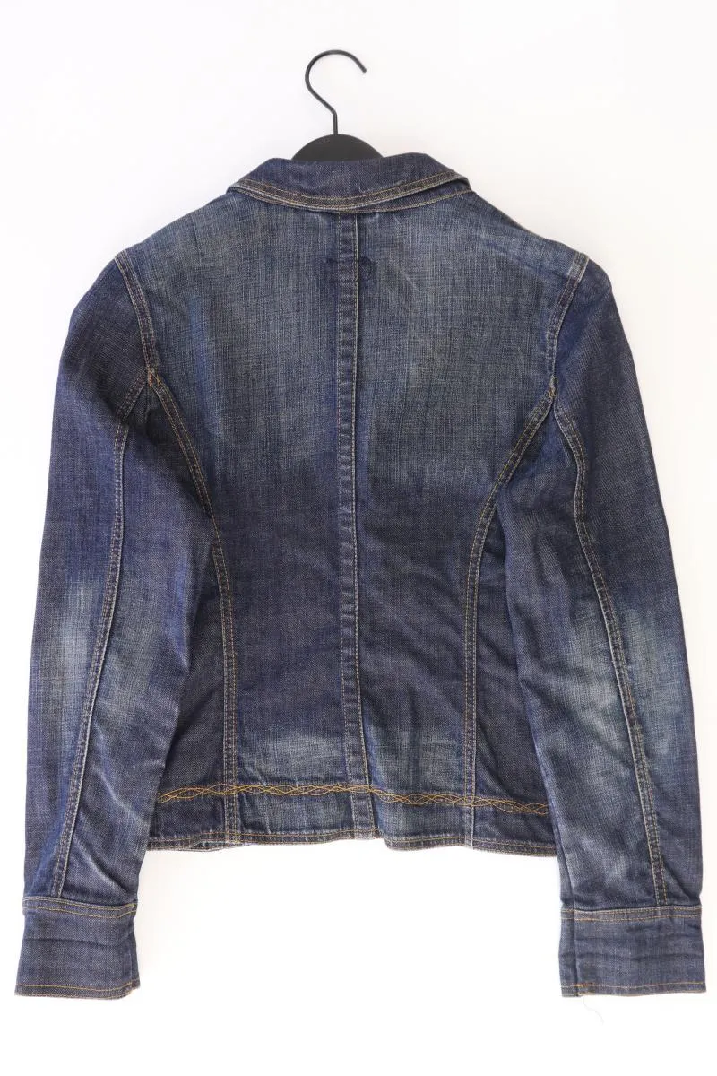 Mexx Jeansjacke Gr. 42 Vintage blau aus Baumwolle
