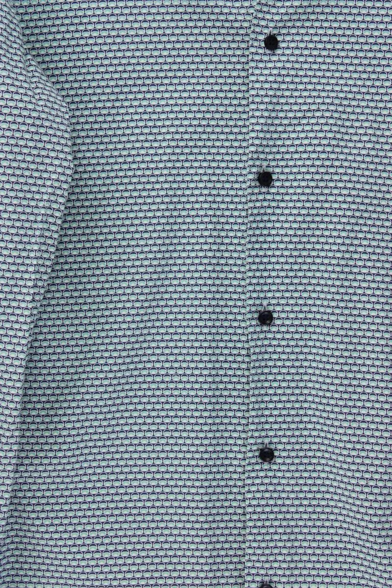 BOSS by Hugo Boss Langarmhemd für Herren Gr. Hemdgröße 41 geometrisches Muster