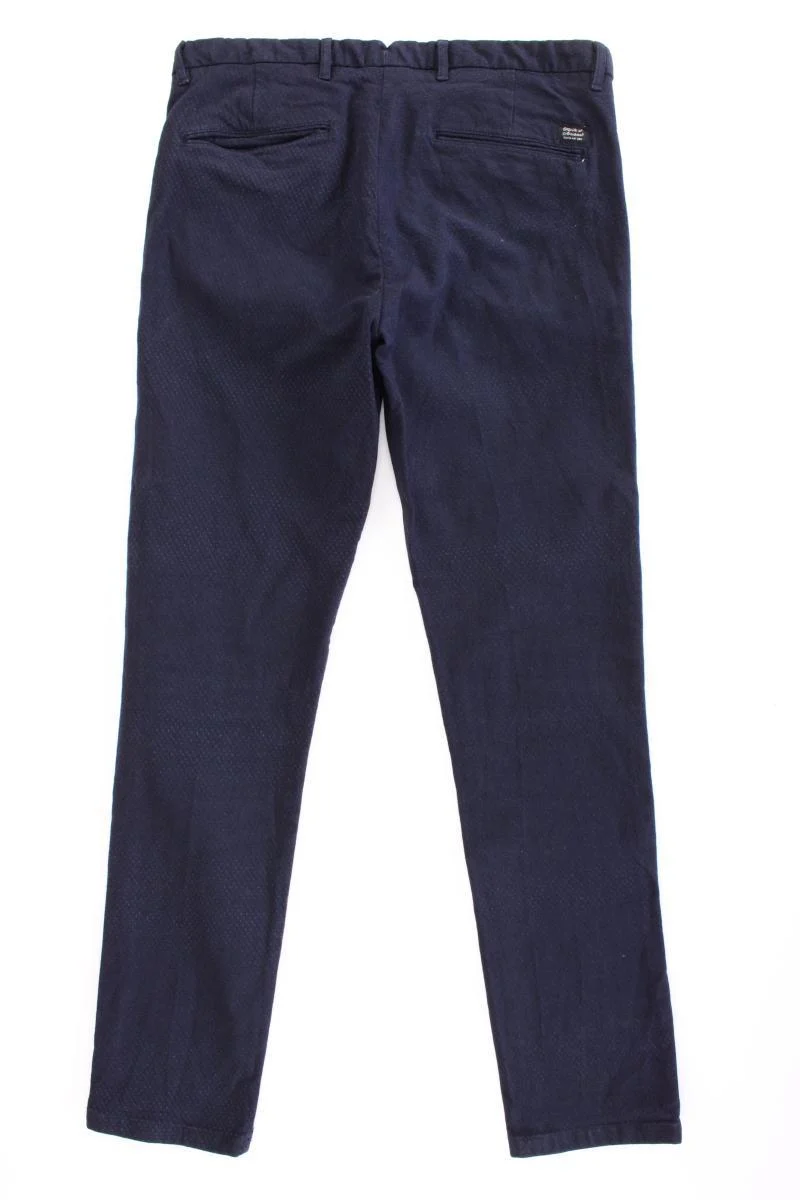 Scotch & Soda Chinohose für Herren Gr. W33/L34 blau aus Baumwolle