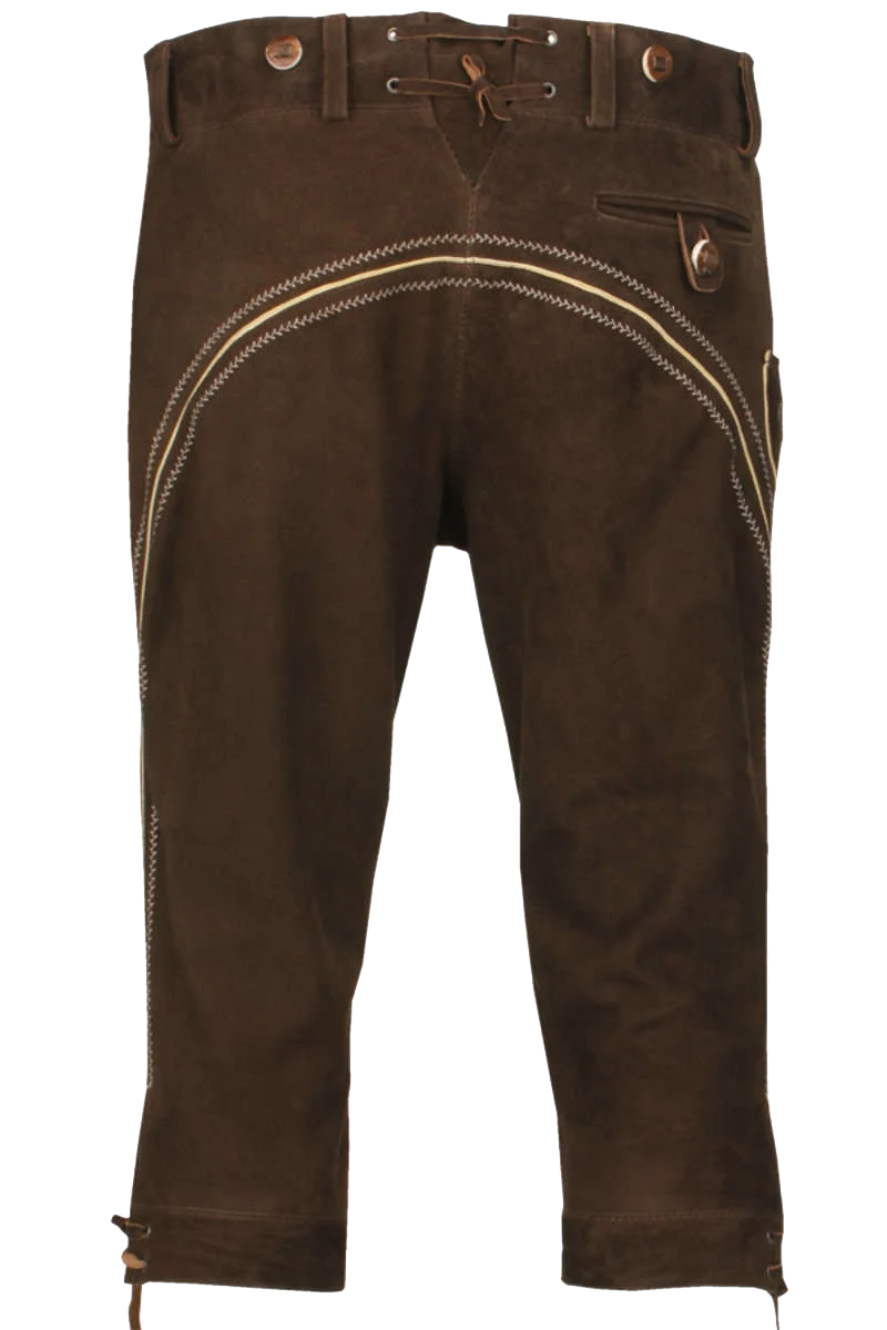 Herren Lederhose Kniebund
