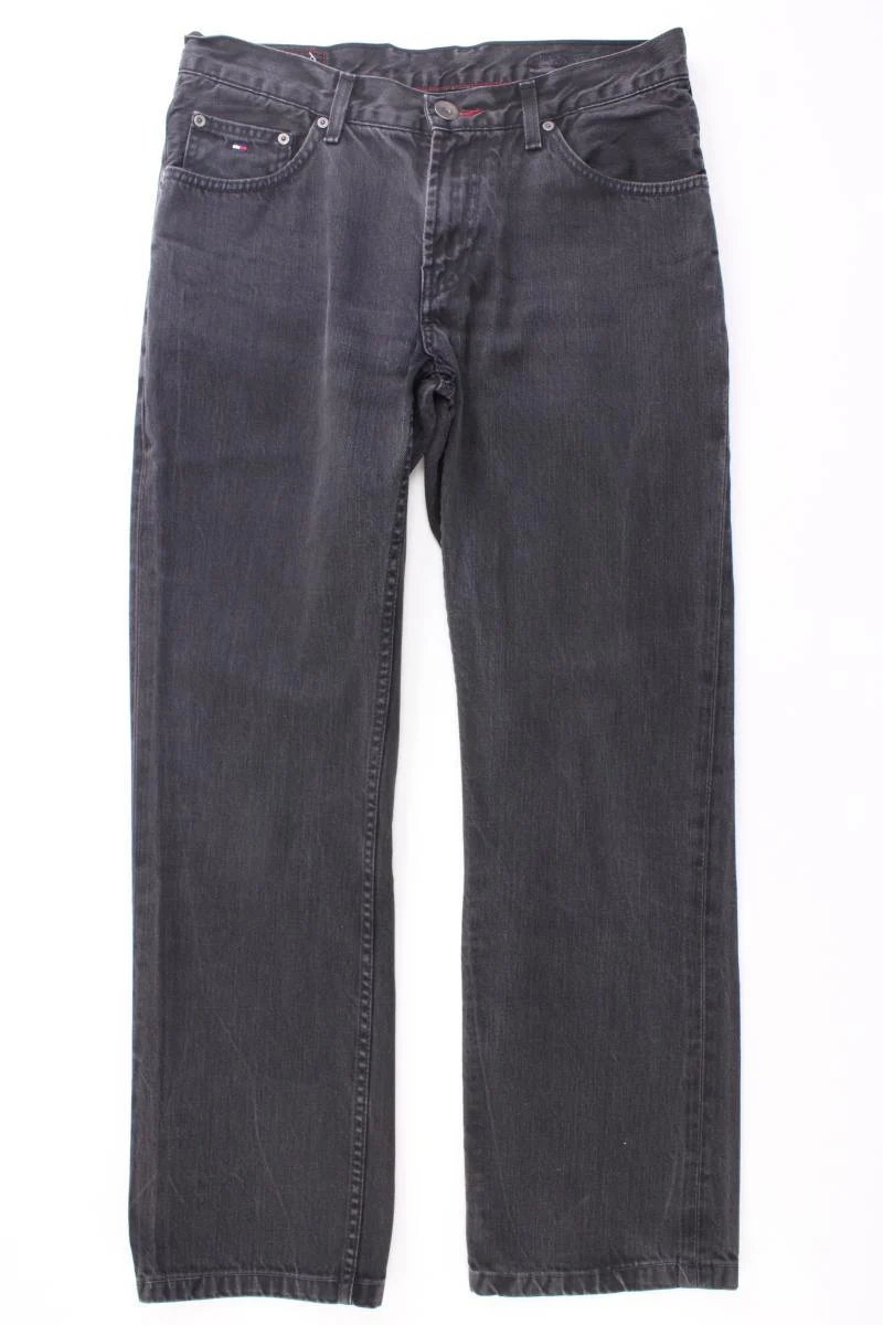Tommy Hilfiger Straight Jeans für Herren Gr. W33/L32 grau aus Baumwolle