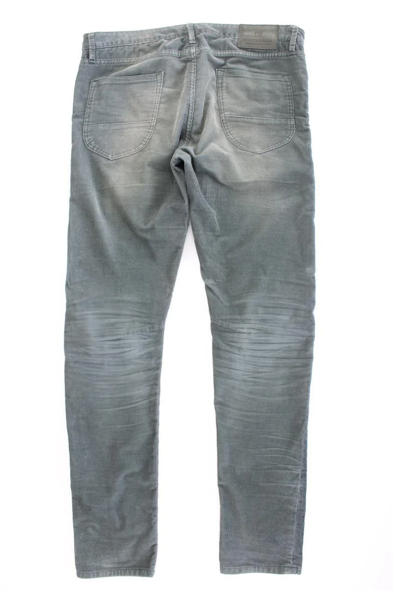 Scotch & Soda Cordhose für Herren Gr. W34/L34 Modell Dylan grün aus Baumwolle