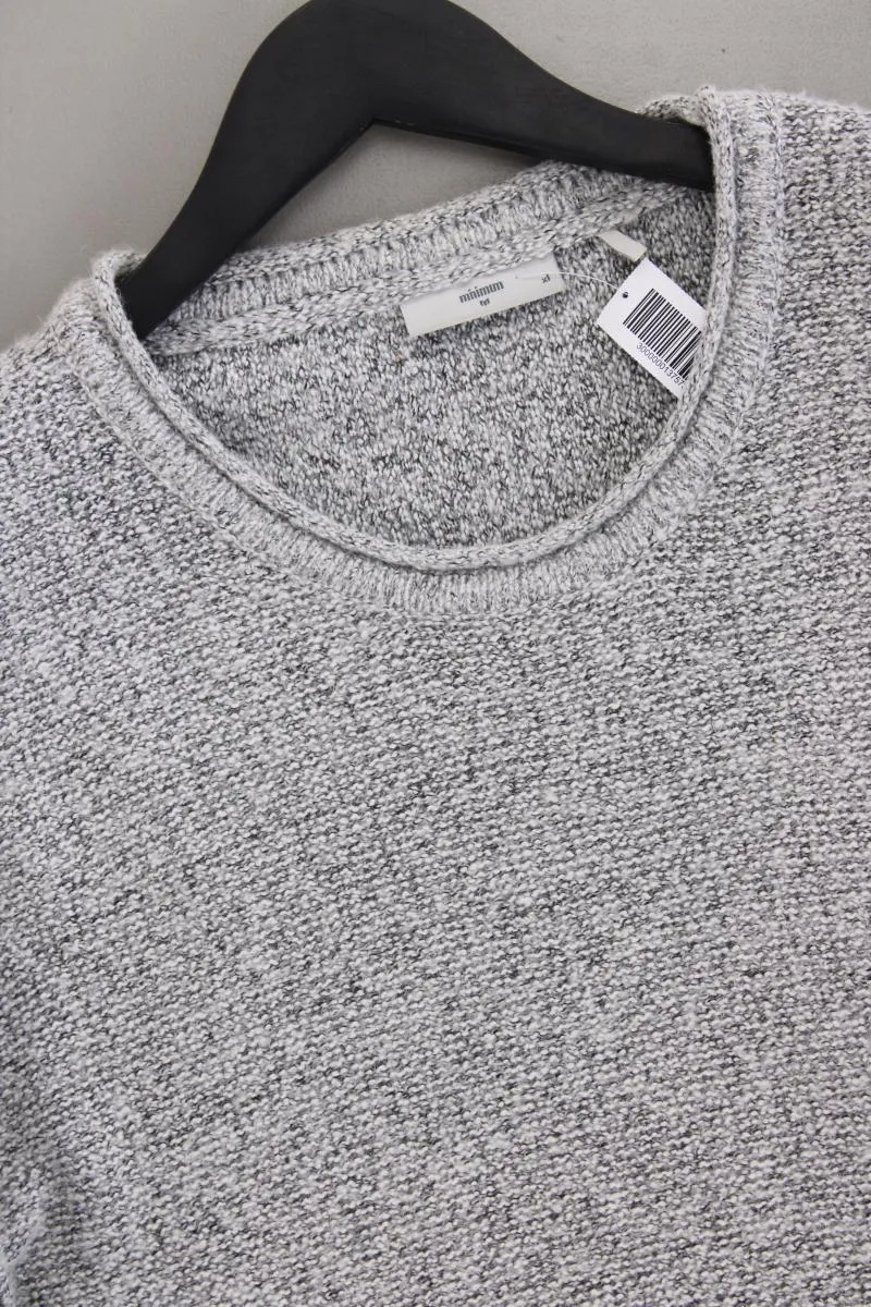 Minimum Grobstrickpullover für Herren Gr. XL grau aus Polyacryl