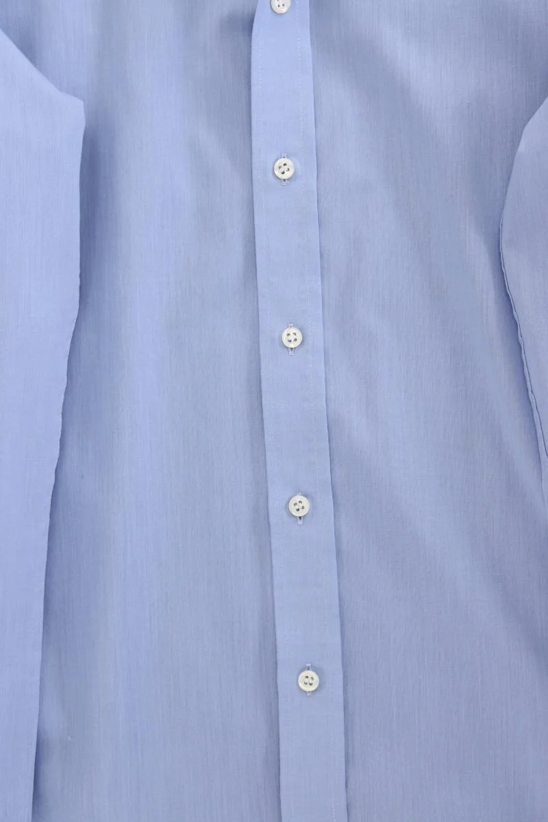 Eterna Langarmhemd für Herren Gr. Hemdgröße 39 blau aus Baumwolle