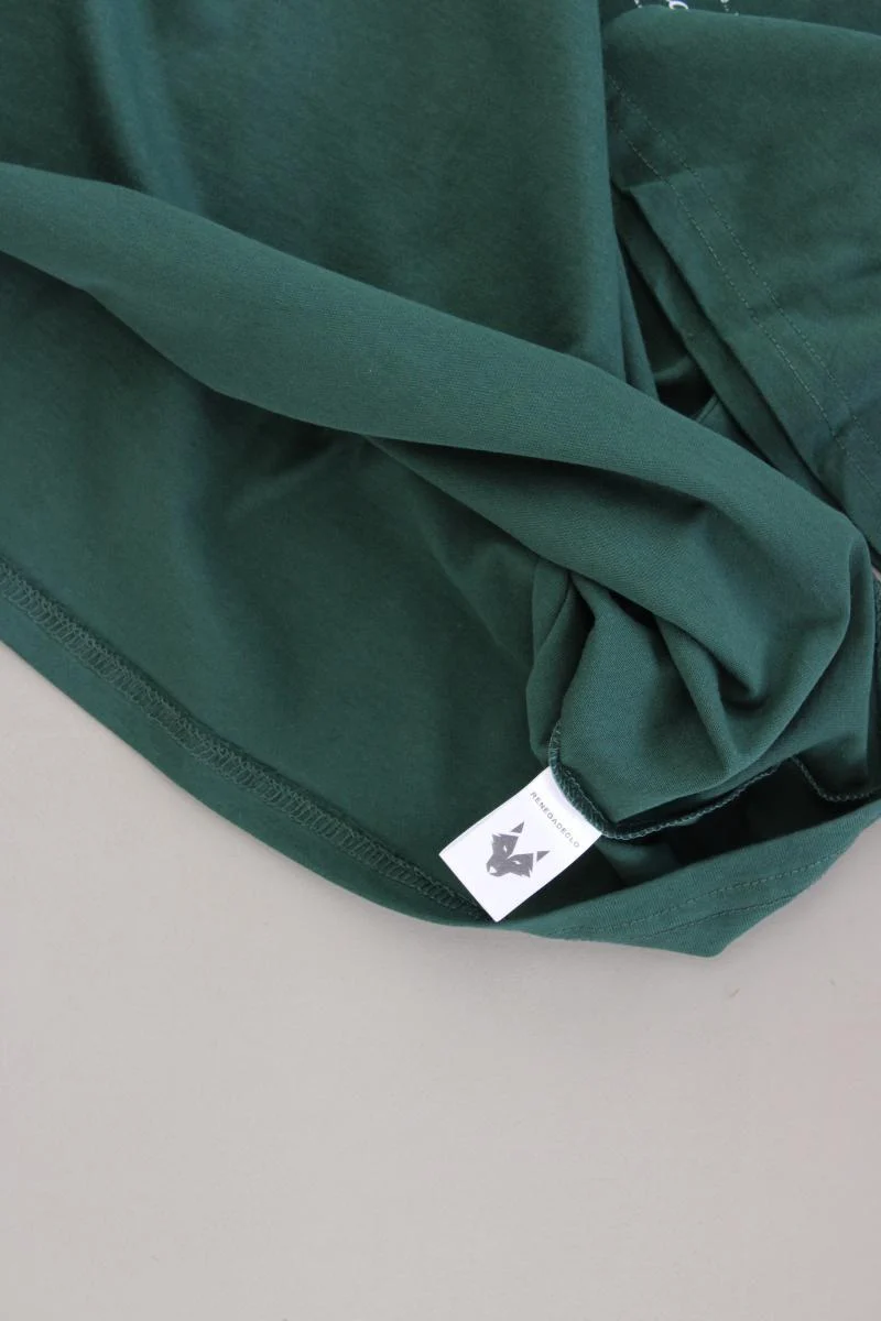 T-Shirt für Herren Gr. XL neu mit Etikett Kurzarm grün aus Baumwolle
