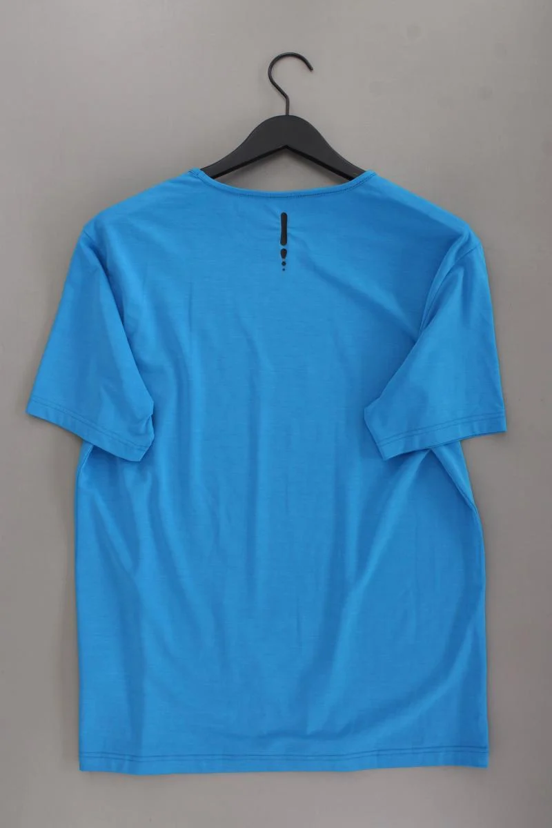 Odlo Sportshirt für Herren Gr. M Kurzarm blau aus Polyester
