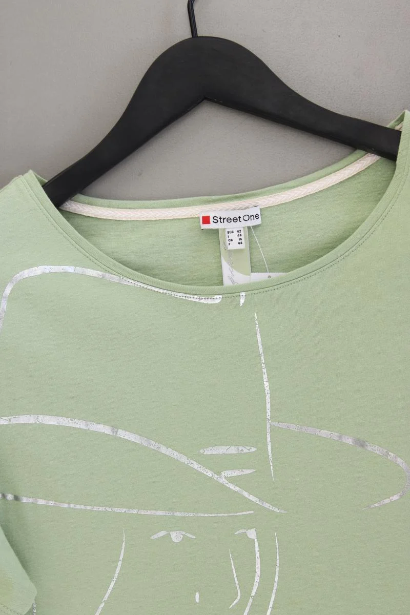 Street One T-Shirt Gr. 42 Kurzarm grün