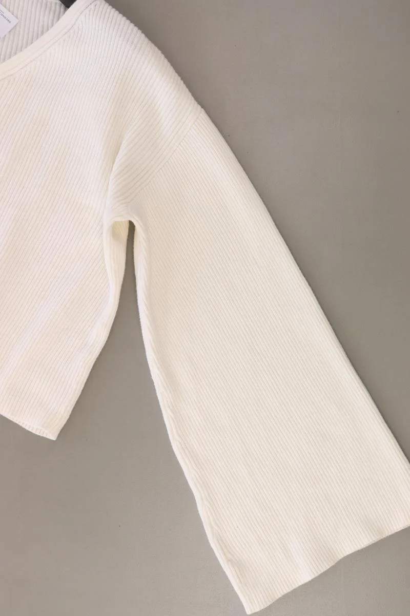 Review Crop Pullover Gr. XS creme