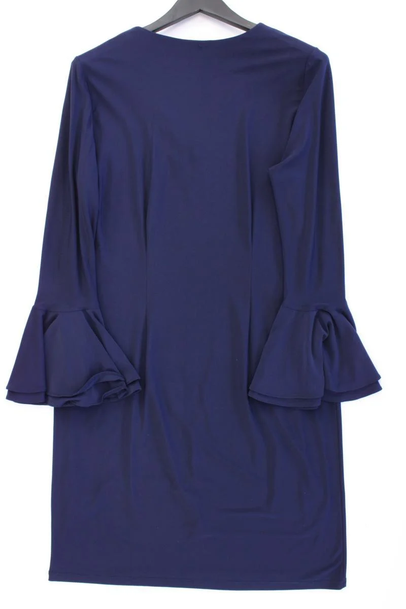 Freebird Midikleid Gr. XL Trompetenärmel blau aus Polyester