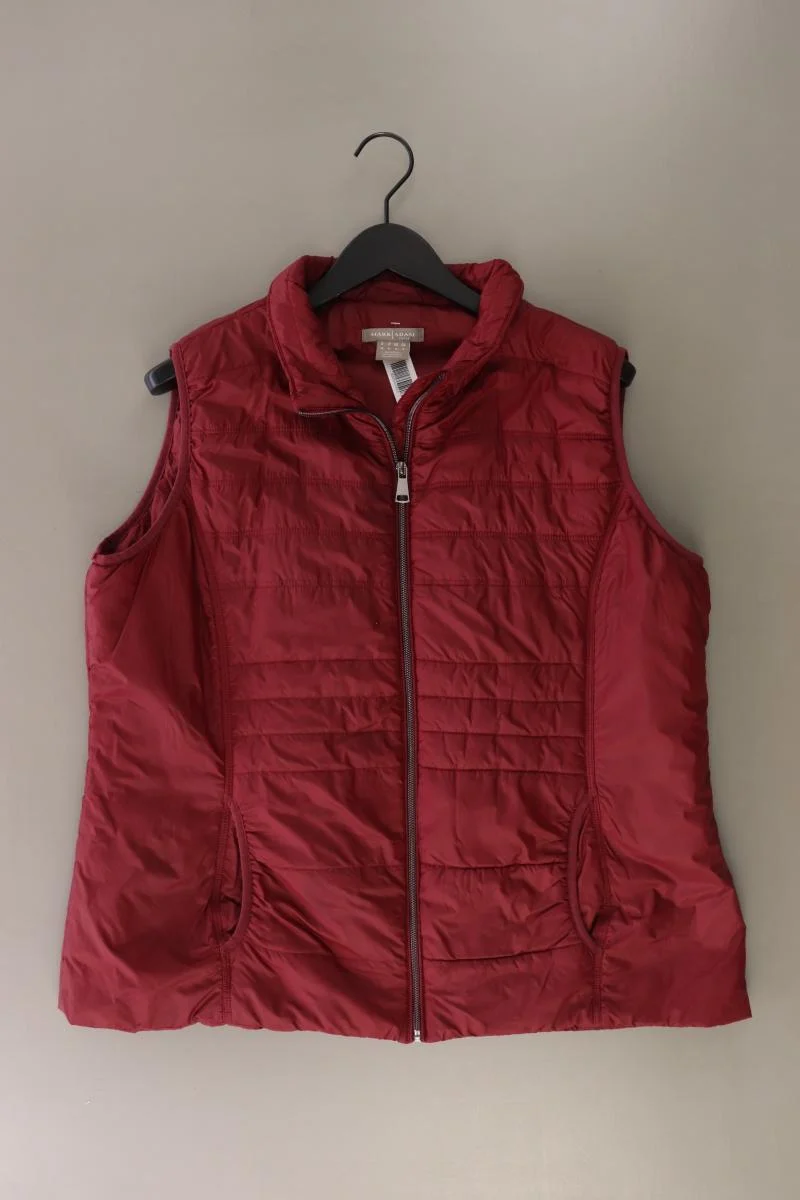 MARK ADAM Steppweste Gr. 48 rot aus Polyester