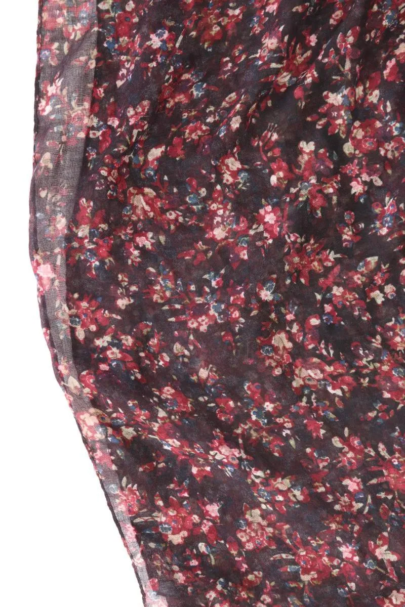 Tuch mit Blumenmuster mehrfarbig