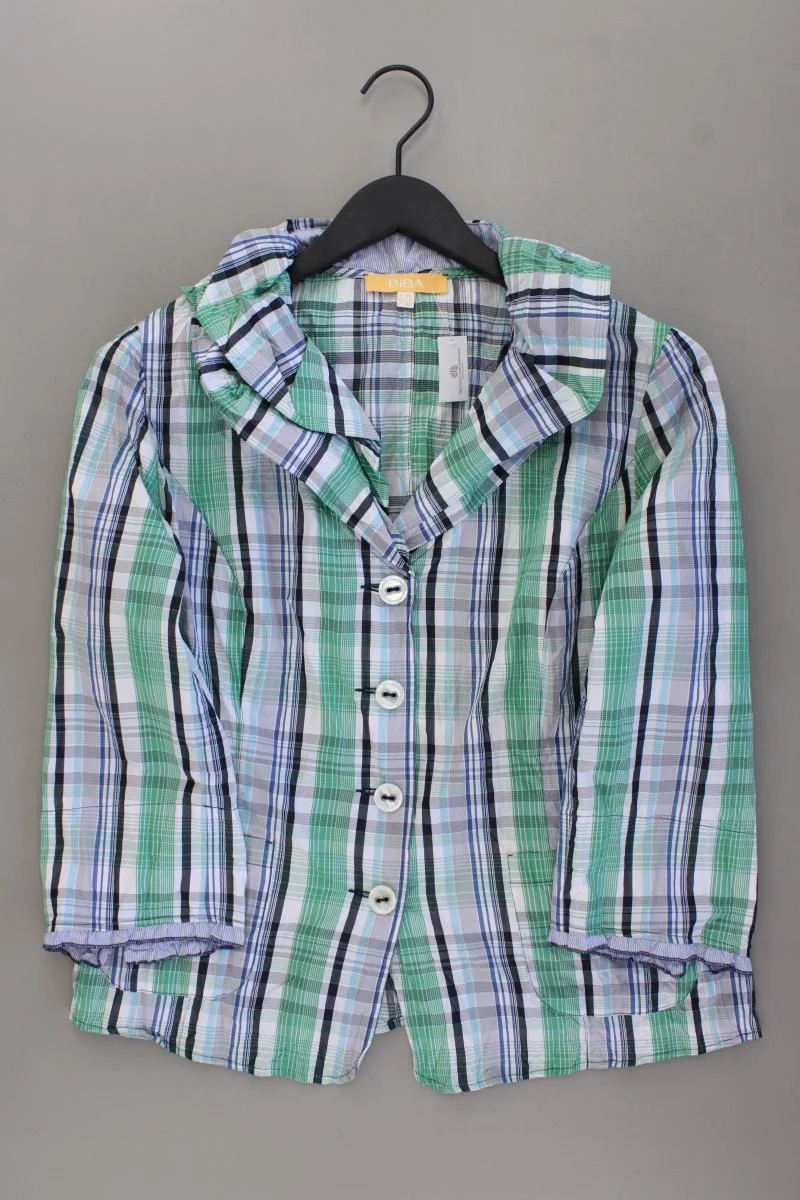 Biba Classic Blazer Gr. 40 kariert grün aus Polyester