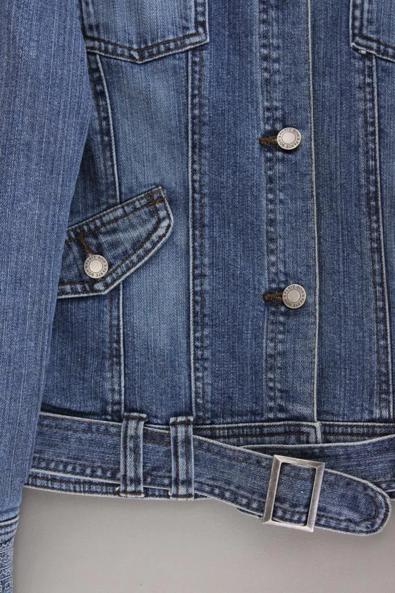 Bon'a Parte Jeansjacke Gr. 40 blau aus Baumwolle