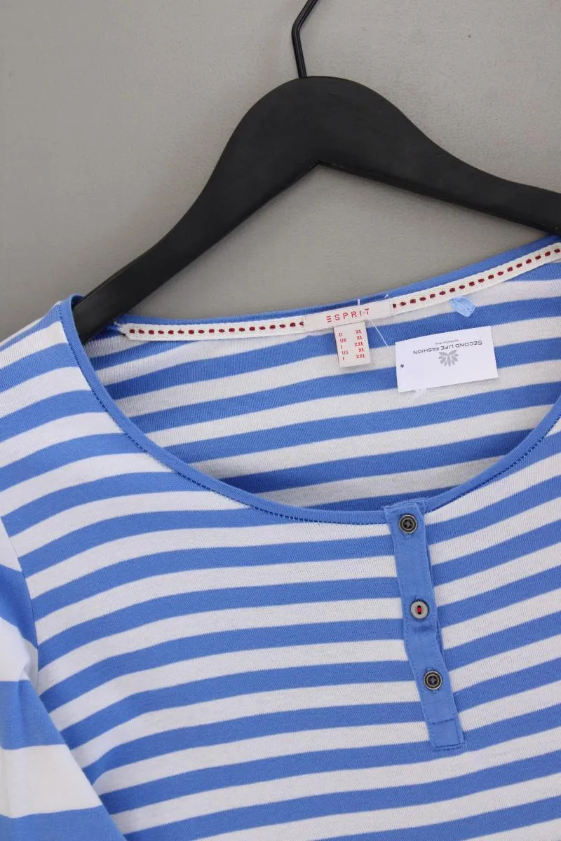 Esprit Ringelshirt Gr. XL gestreift Langarm blau