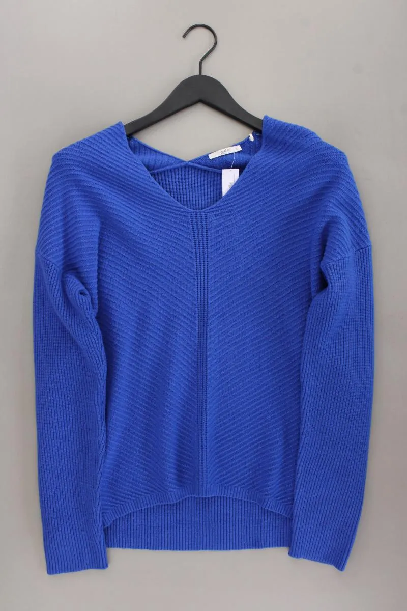 edc by Esprit Feinstrickpullover Gr. S blau aus Viskose
