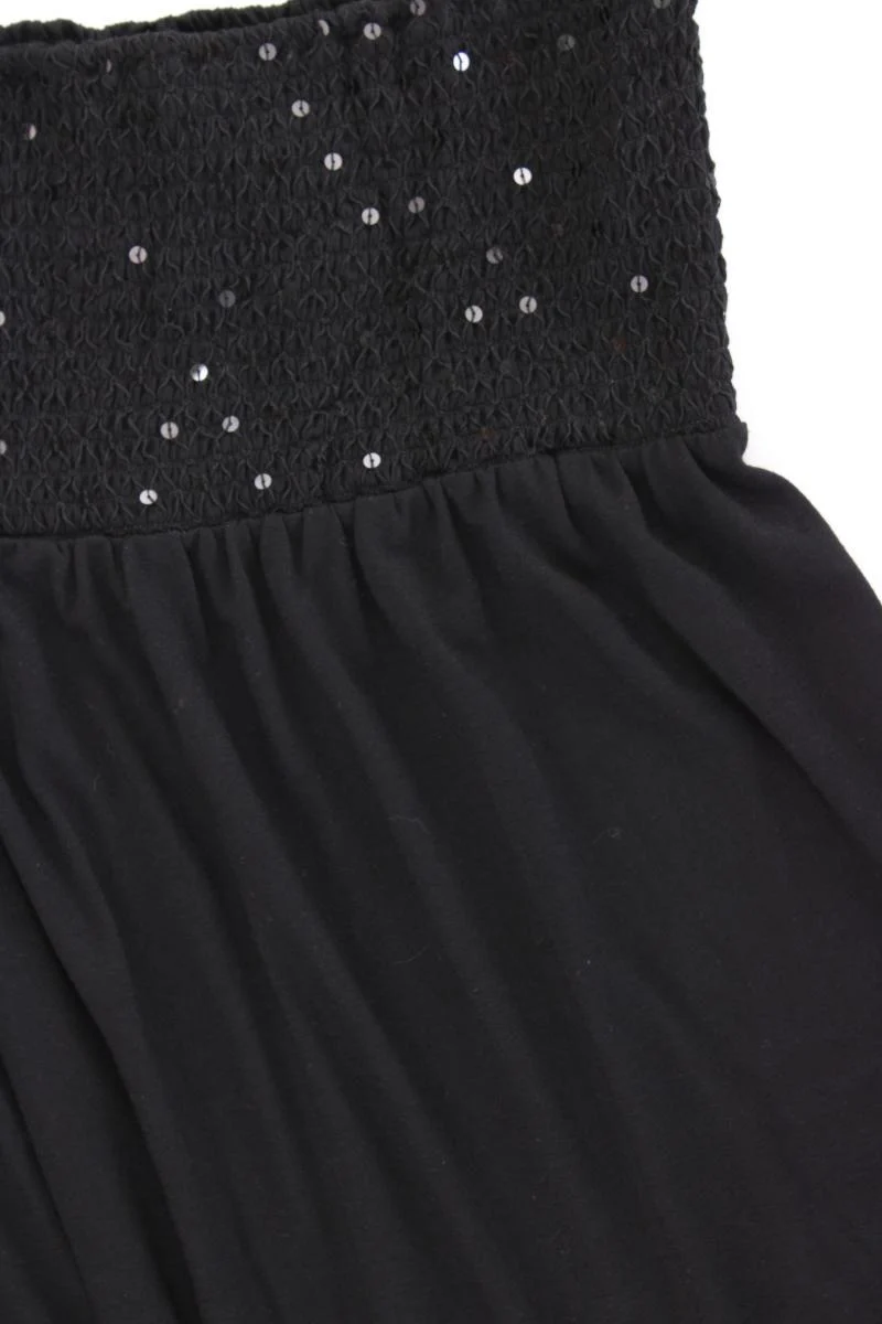 Hunkemöller Bandeaukleid Gr. XL Ärmellos schwarz