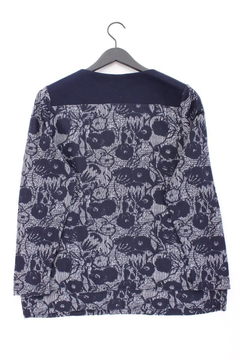 s'questo Langarmpullover Gr. 44 blau aus Viskose