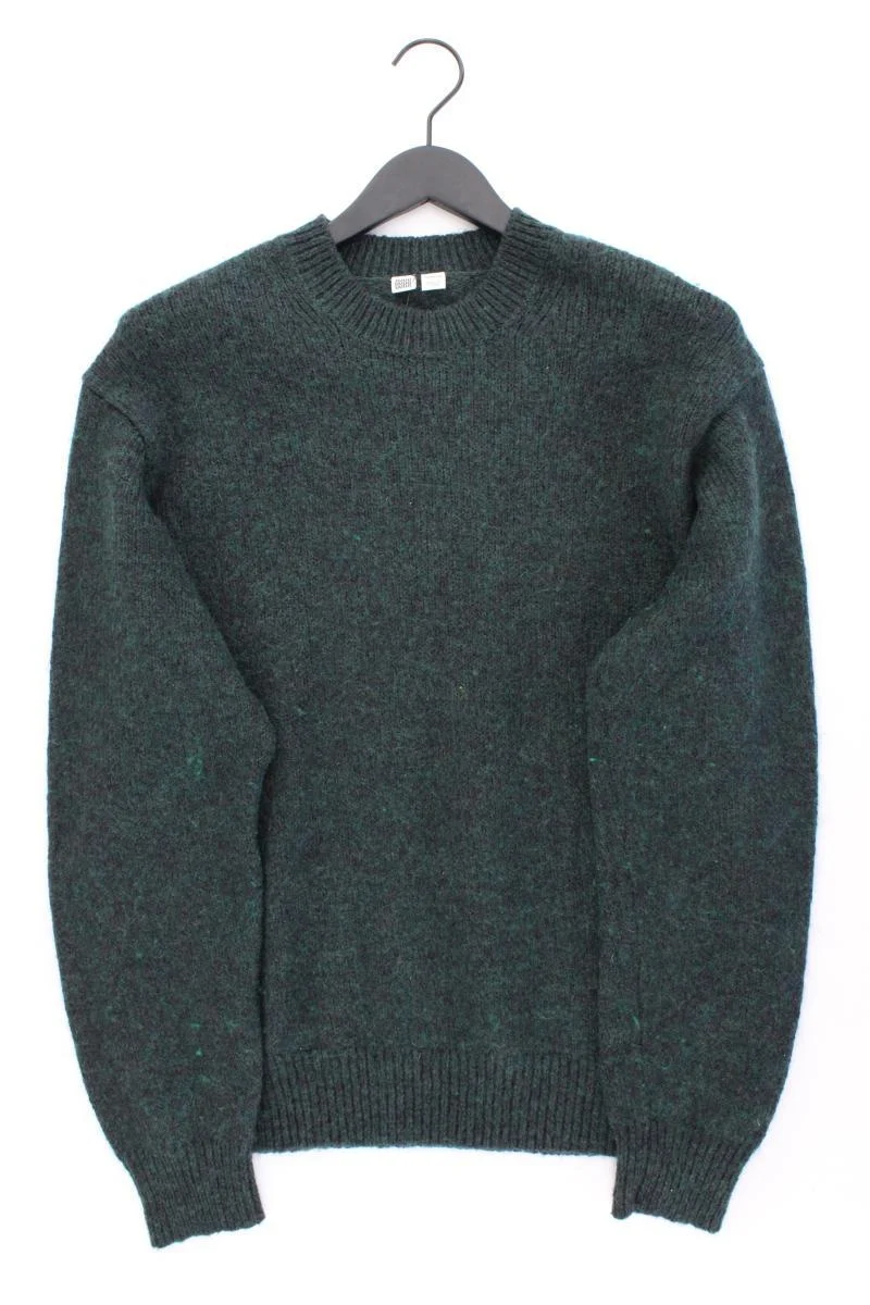 Uniqlo Langarmpullover für Herren Gr. L grün aus Polyamid