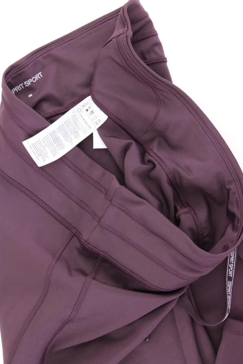 Esprit Sport Hose Gr. 46 neuwertig lila aus Polyester