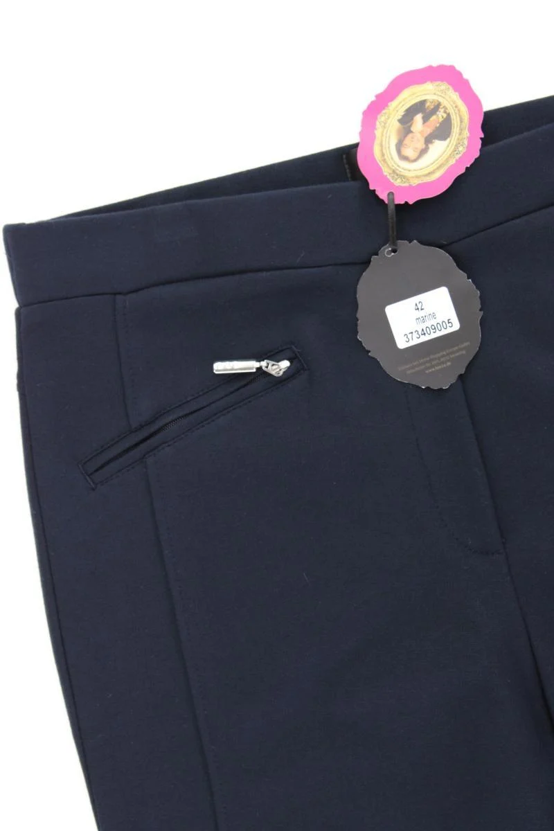 Alfredo Pauly Stretchhose Gr. 42 neu mit Etikett blau aus Viskose