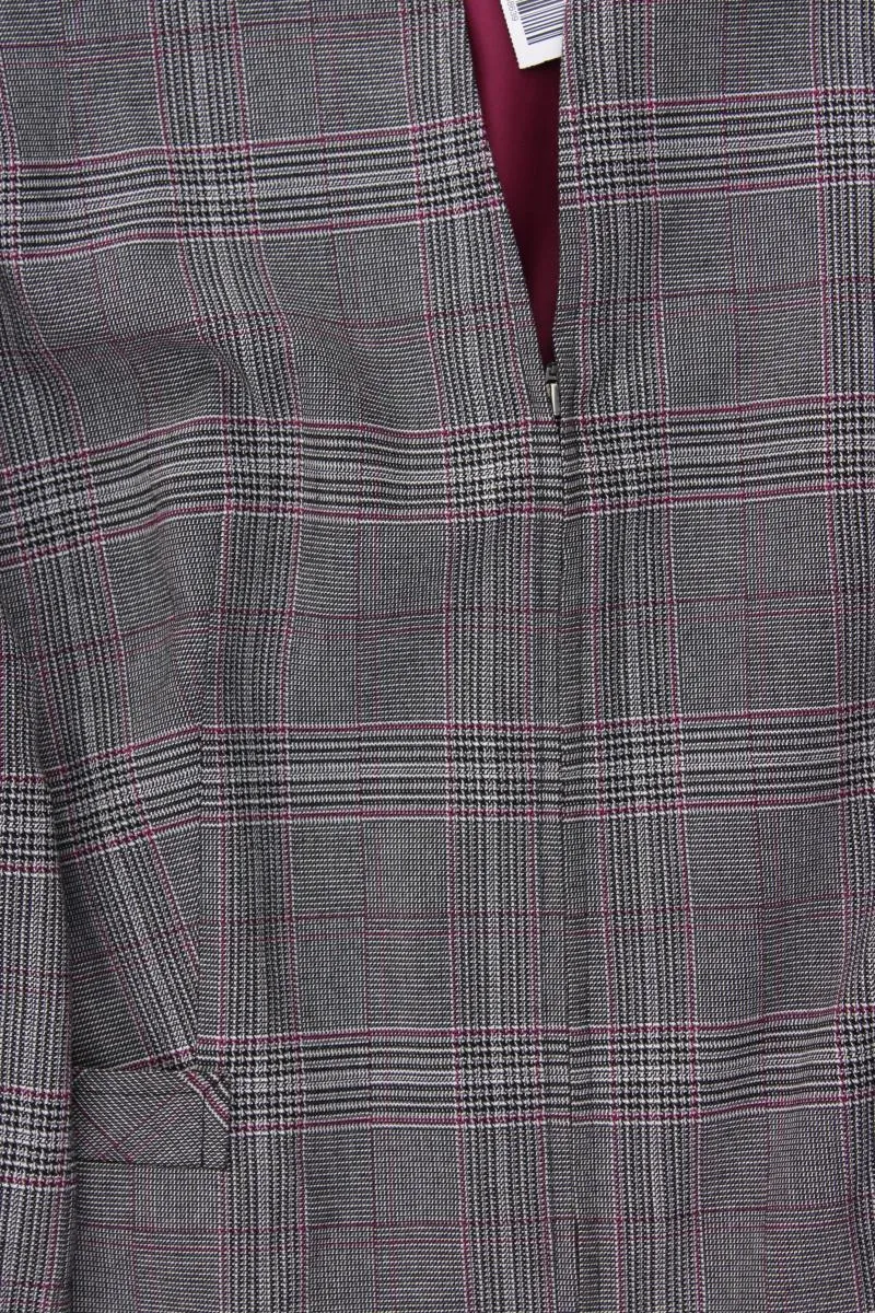 FABIANI Classic Jacke Gr. 42 kariert grau aus Polyester