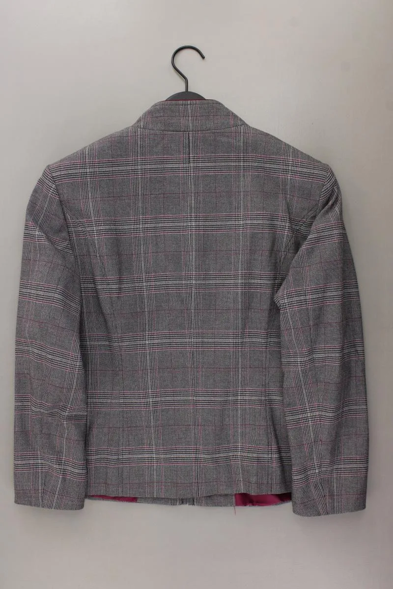 FABIANI Classic Jacke Gr. 42 kariert grau aus Polyester