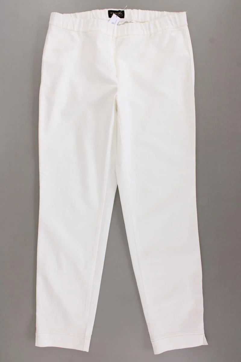 POMPÖÖS by Harald Glööckler Stretchhose Gr. 44 neuwertig creme aus Baumwolle