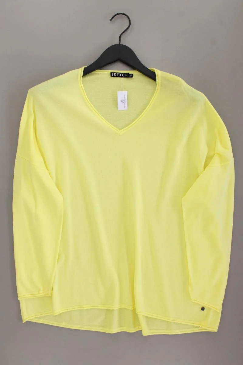 Jette Feinstrickpullover Gr. 46 gelb