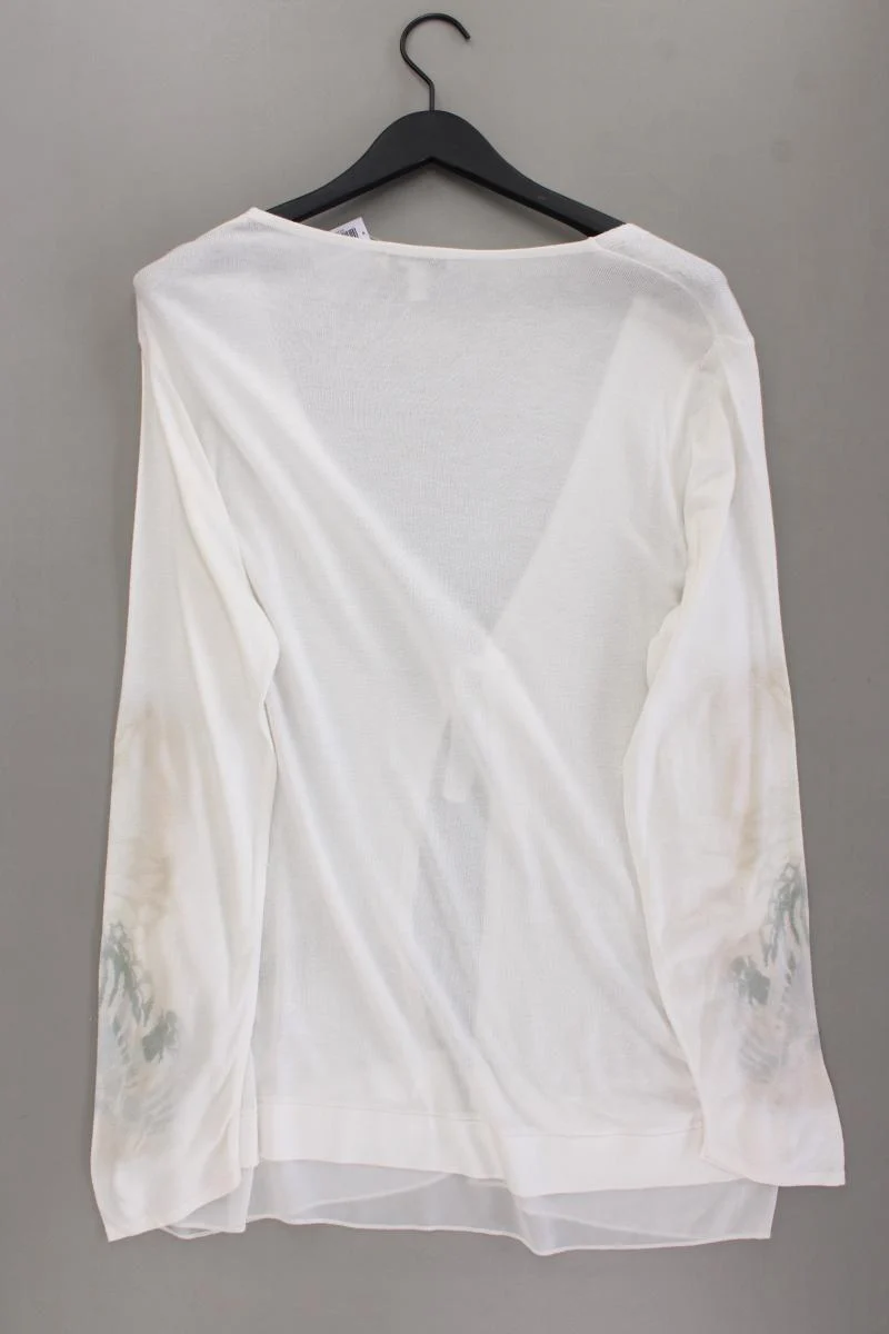 Maren Gilzer QVC Strickjacke Gr. 46 Langarm creme aus Viskose