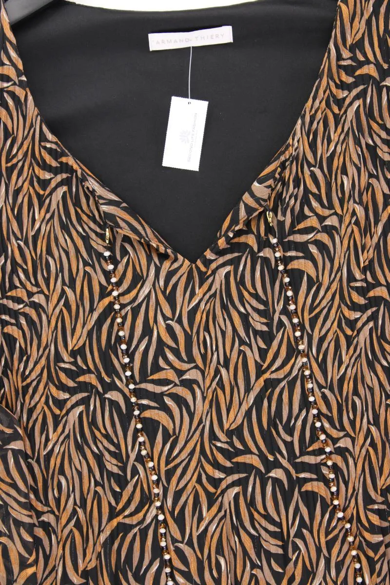 Armand Thiery Midikleid Gr. 46 3/4 Ärmel braun