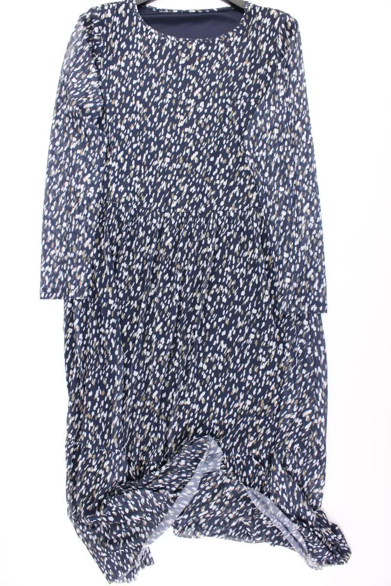 Langarmkleid Gr. 46 blau