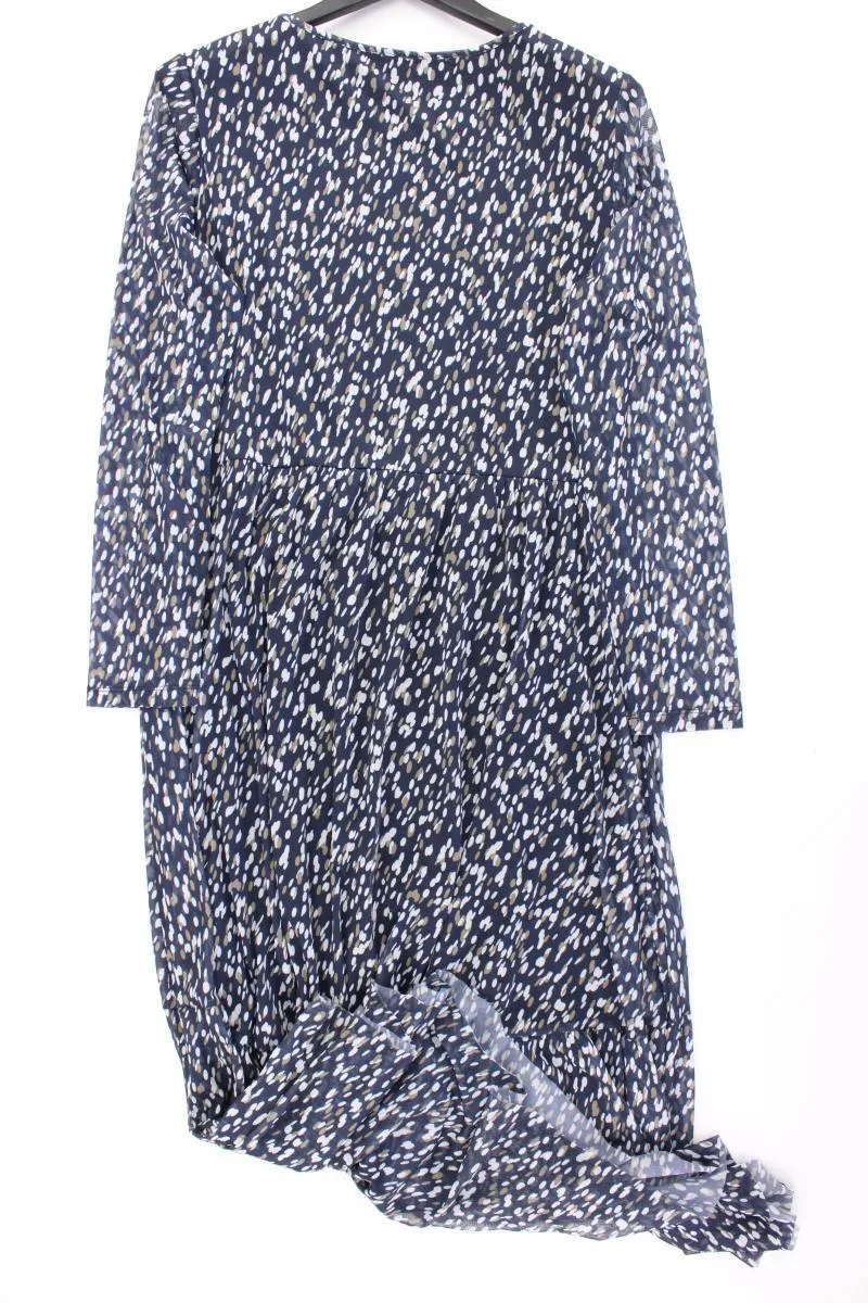 Langarmkleid Gr. 46 blau