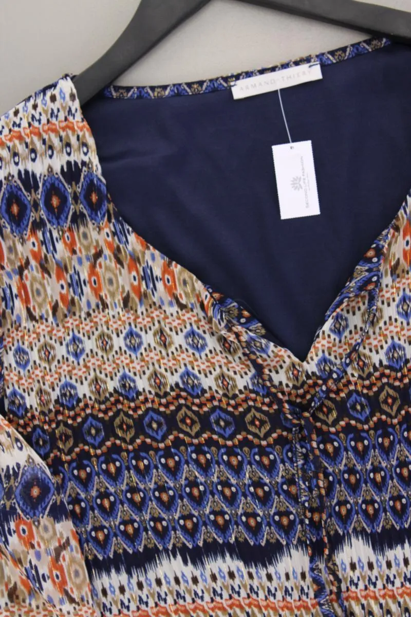 Armand Thiery Midikleid Gr. 46 3/4 Ärmel mehrfarbig
