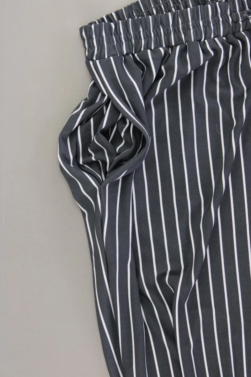 Lavelle Stoffhose Gr. 44 gestreift neuwertig grau aus Polyester