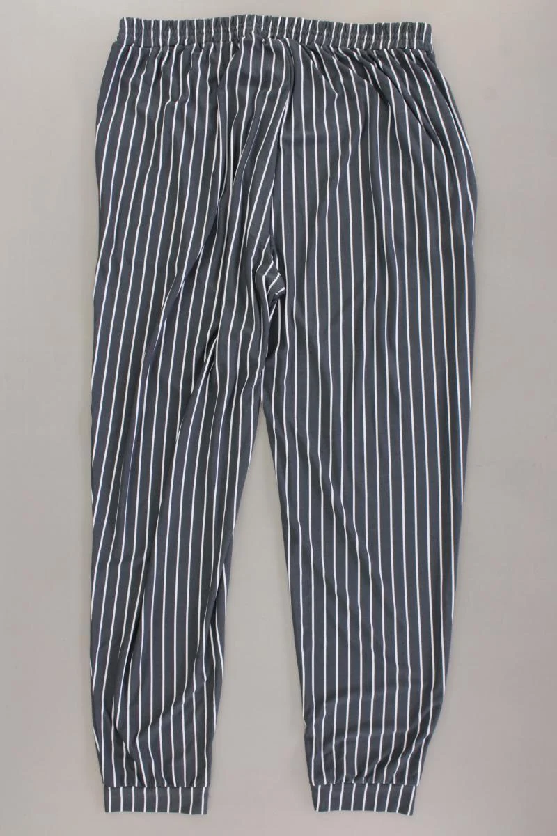 Lavelle Stoffhose Gr. 44 gestreift neuwertig grau aus Polyester