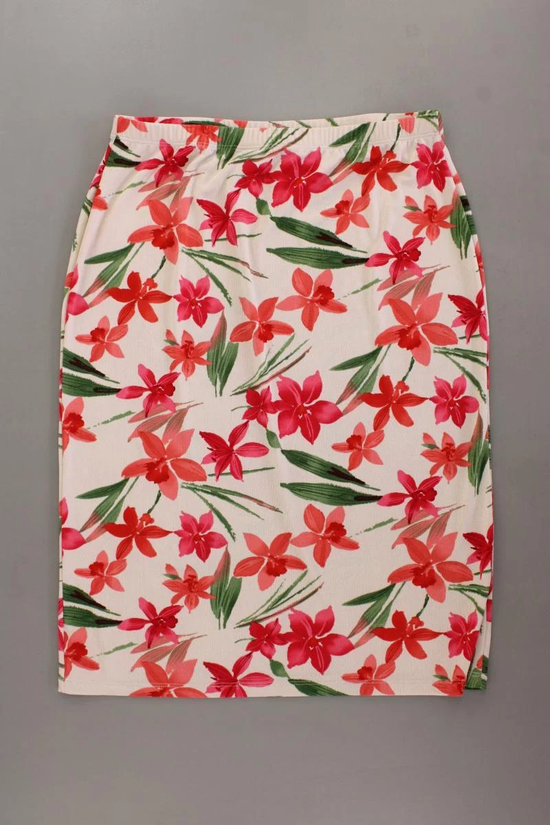 Kim & Co. Stretchrock Gr. 40 mit Blumenmuster mehrfarbig