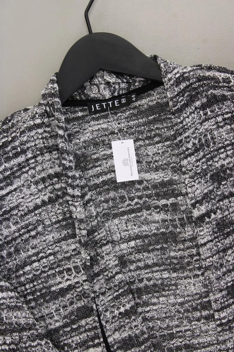 Jette Strickjacke Gr. 44 neuwertig Langarm grau aus Polyacryl