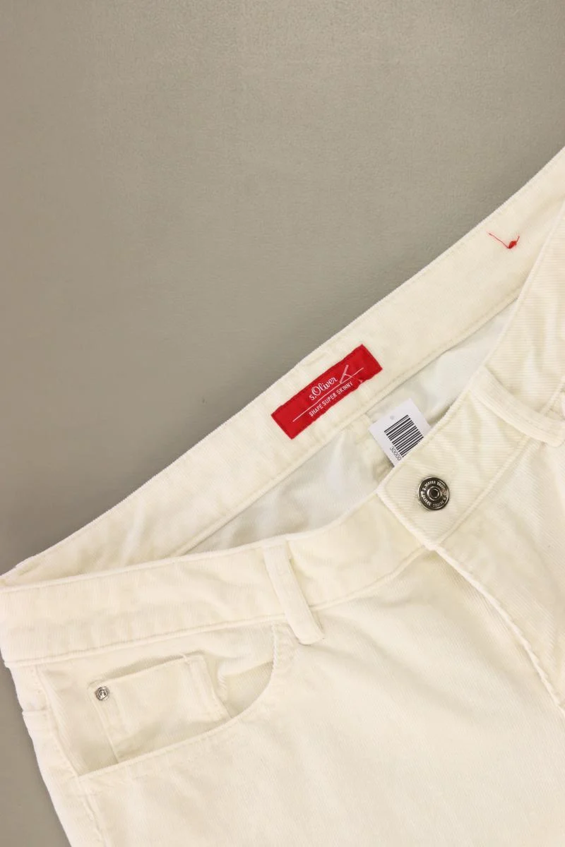 s.Oliver Five-Pocket-Hose Gr. 38 weiß aus Baumwolle