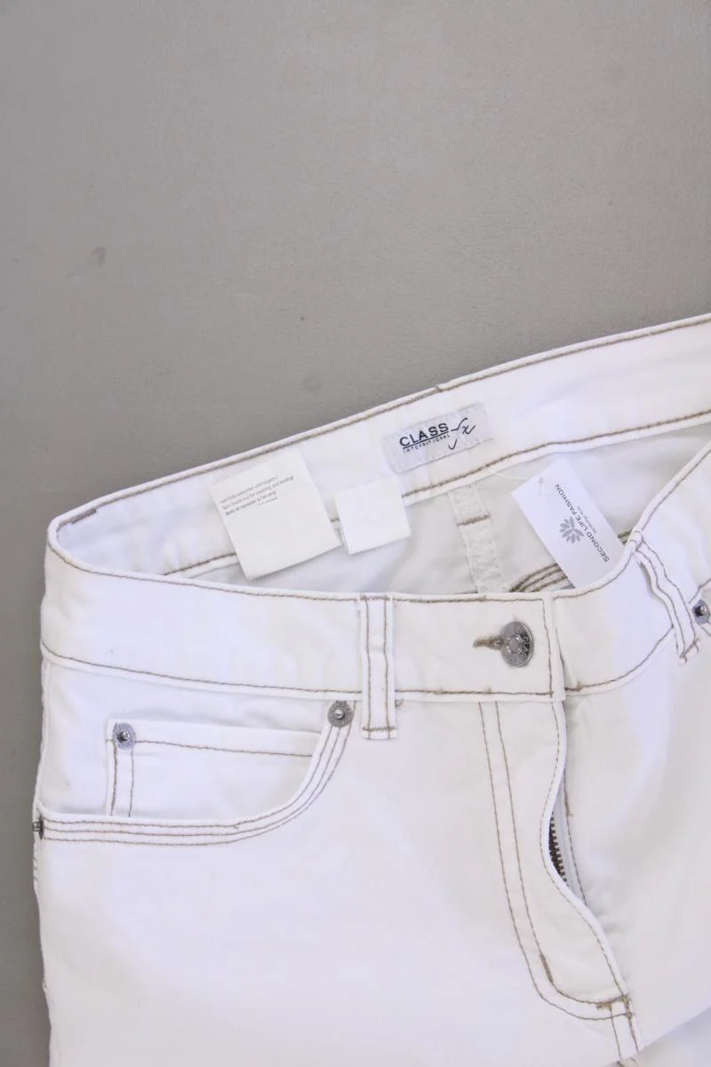 Class International Five-Pocket-Hose Gr. 38 weiß aus Baumwolle