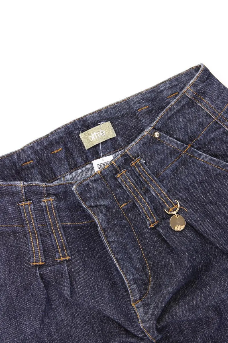 Oltre Jeansrock Gr. 38 blau aus Baumwolle