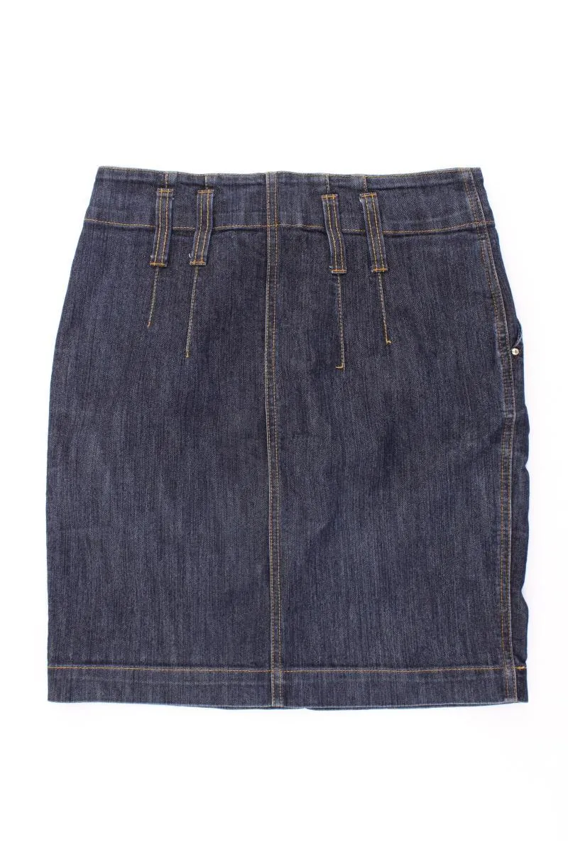 Oltre Jeansrock Gr. 38 blau aus Baumwolle