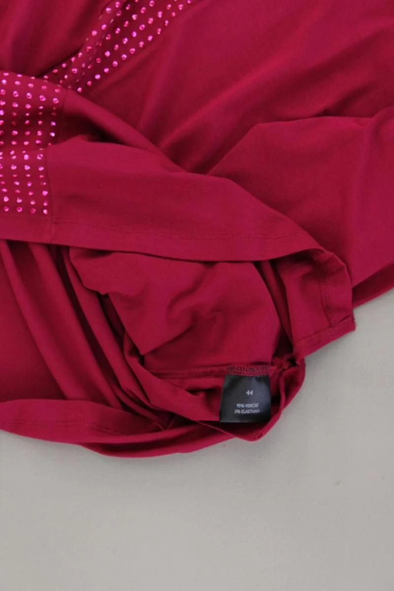 VA Milano Longsleeve-Shirt Gr. 44 neuwertig Langarm lila aus Viskose