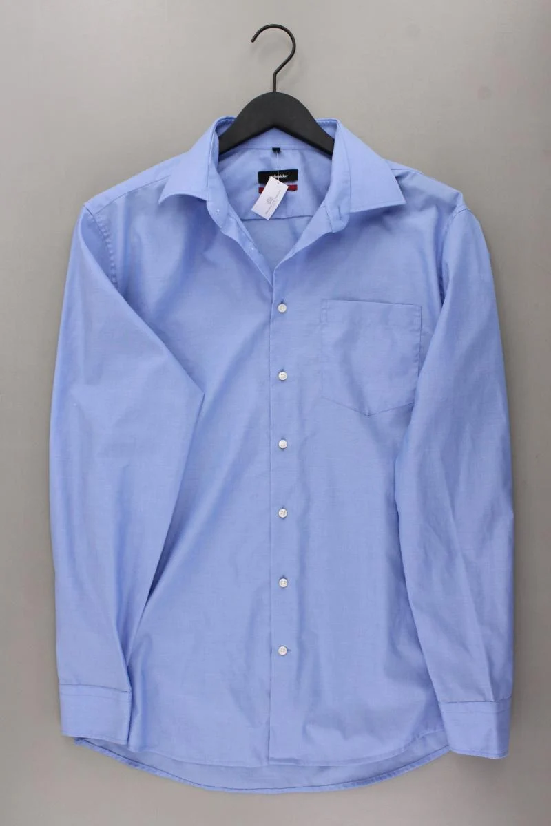 Seidensticker Langarmhemd für Herren Gr. Hemdgröße 42 blau