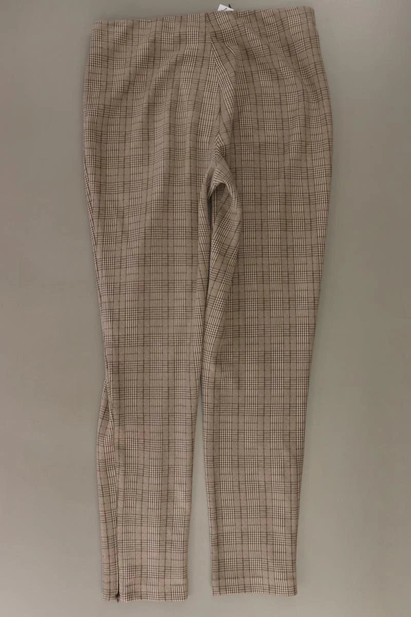 Mango Stretchhose Gr. M kariert braun aus Polyester