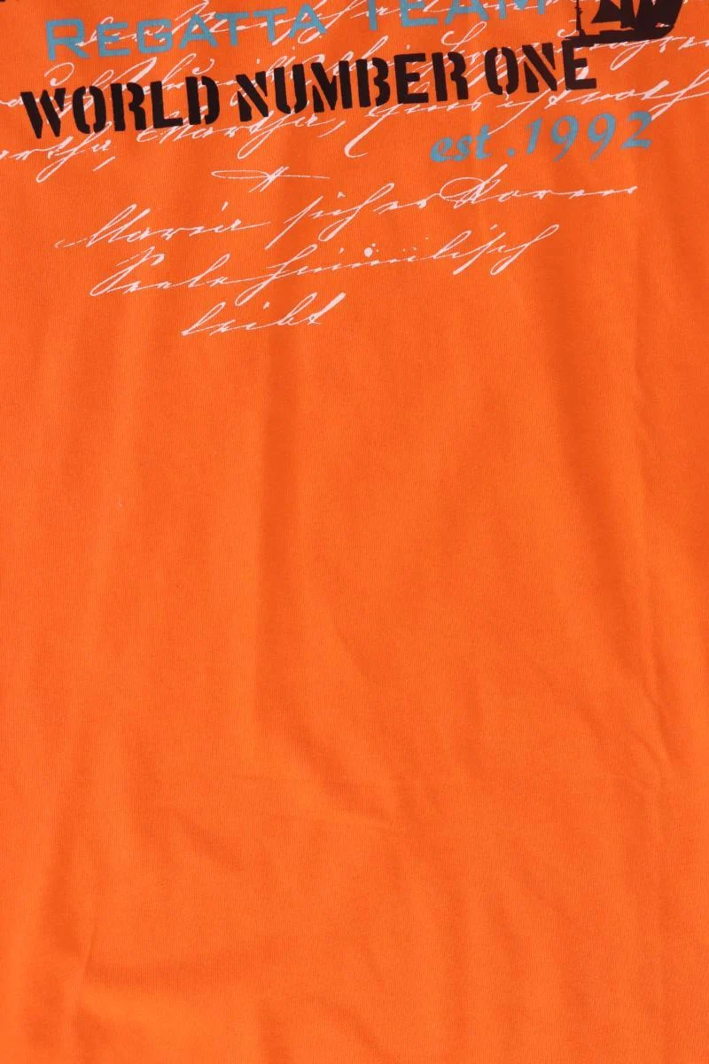 Babista Printshirt für Herren Gr. 56 neu mit Etikett Kurzarm orange