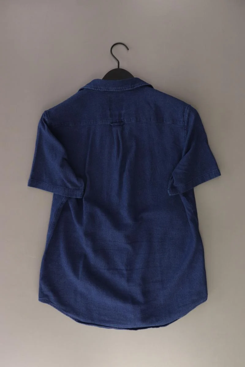 Superdry Kurzarmhemd für Herren Gr. L blau aus Baumwolle