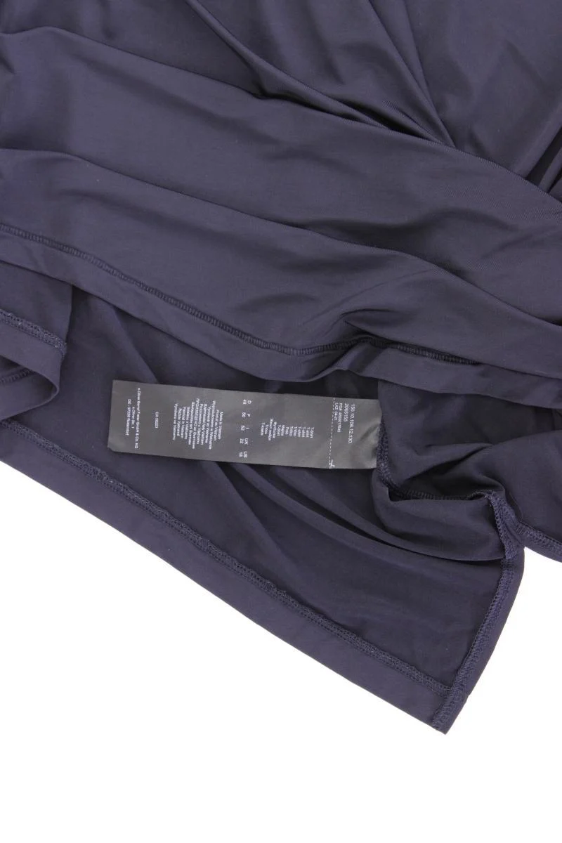 s.Oliver T-Shirt Gr. 48 neuwertig Kurzarm blau aus Viskose